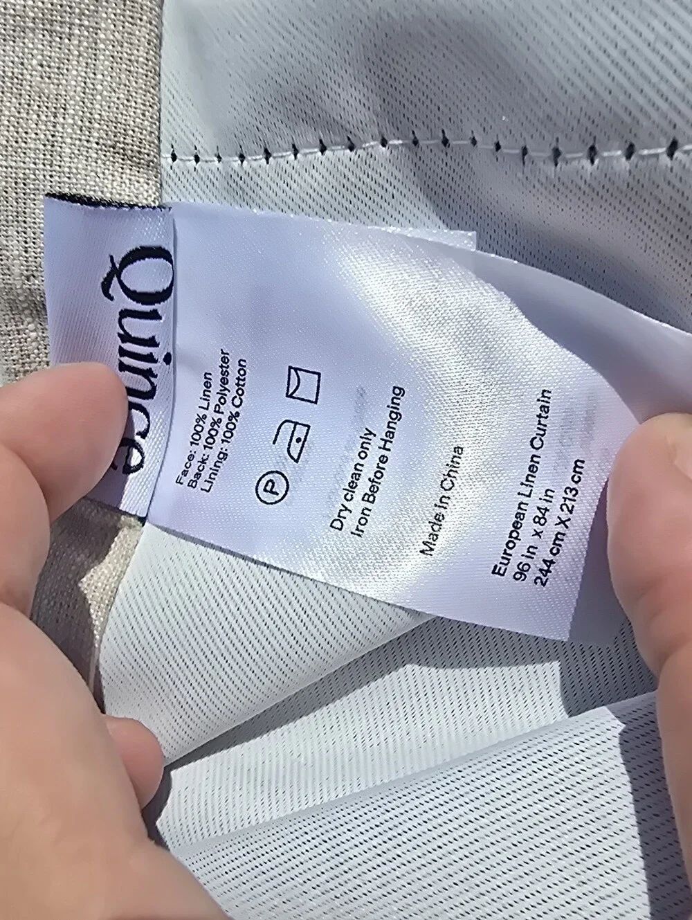 Quince brand blackout 96